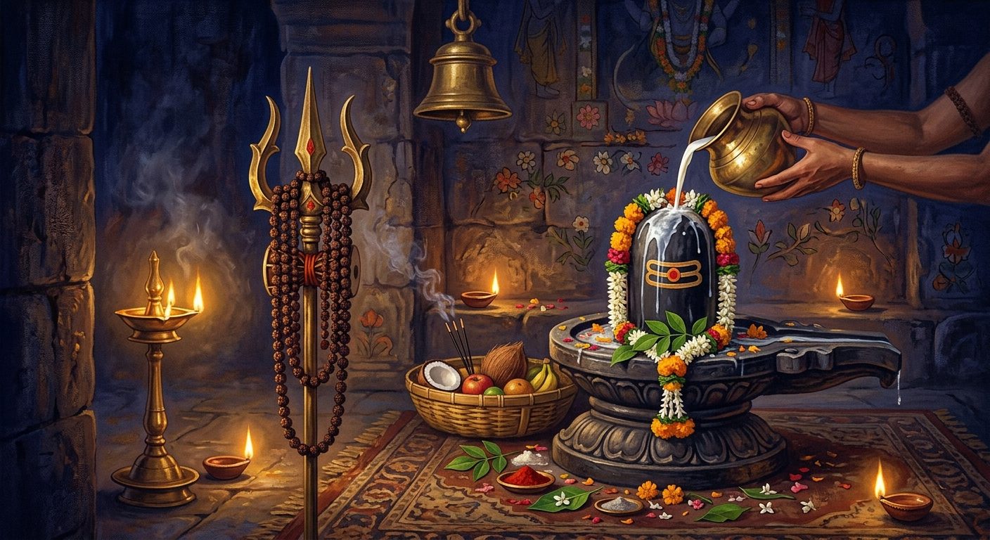 अमावस्येला त्रिशूळ पूजन व रुद्राभिषेक