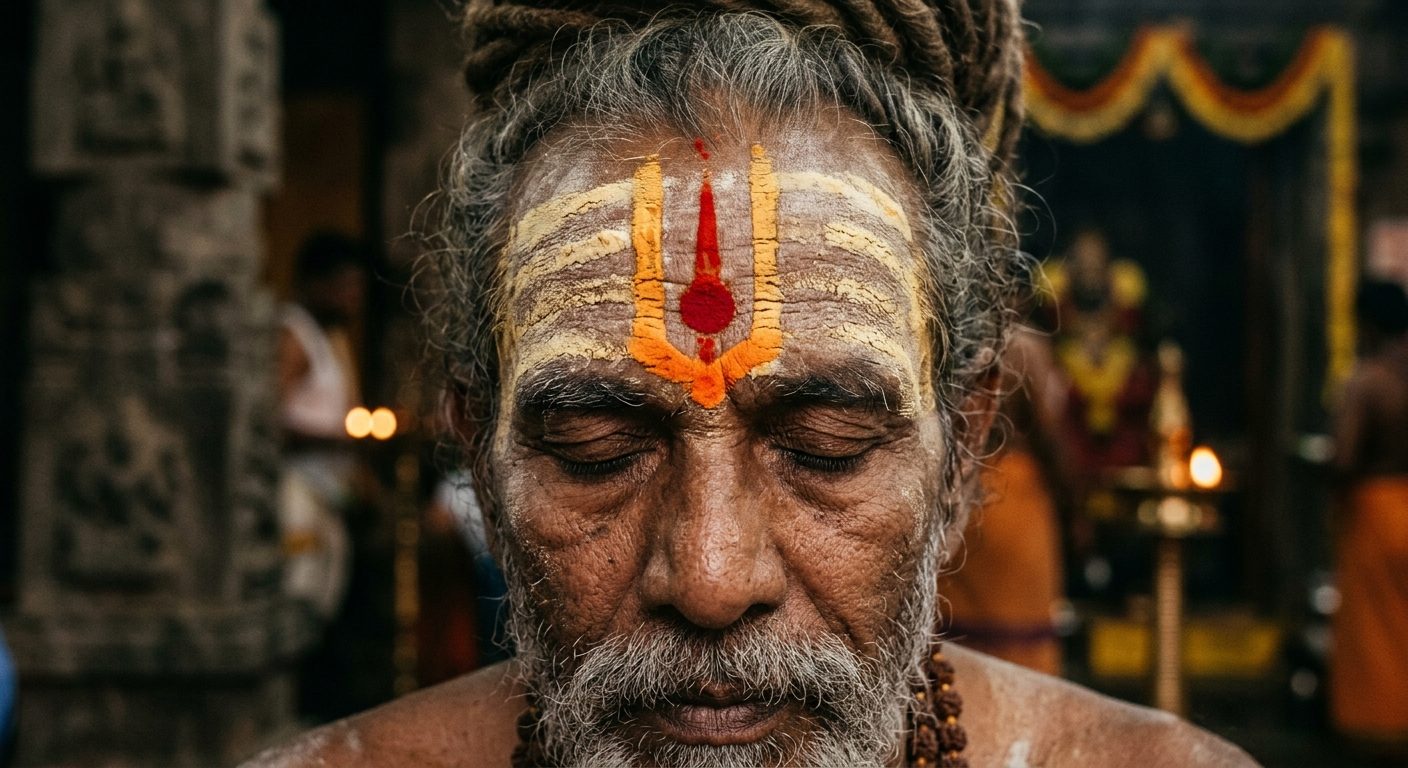 भालप्रदेशावर तिलक धारण